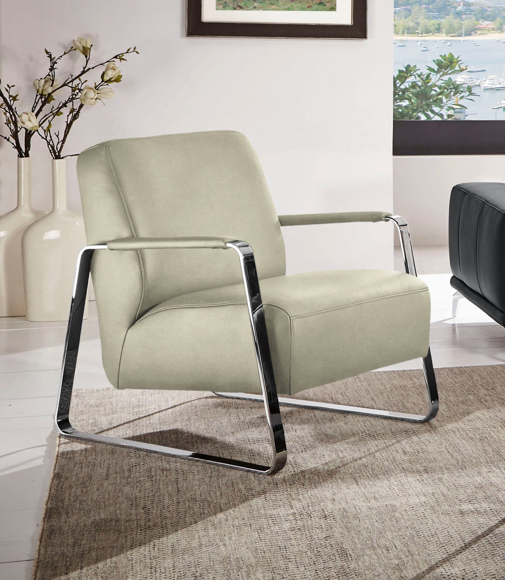 W.SCHILLIG Cocktailsessel "quadroo Designsessel, Loungesessel", mit bezogen günstig online kaufen