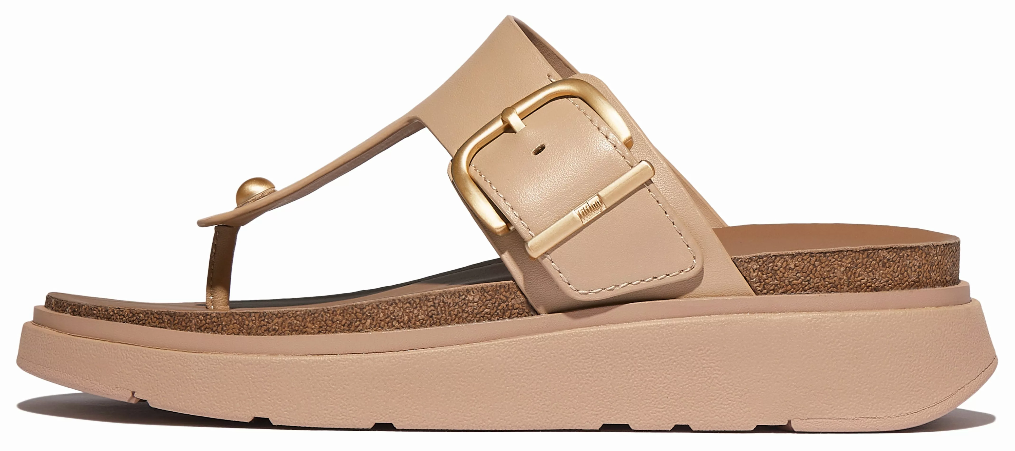 Fitflop Zehentrenner "GEN-FF", Keilabsatz, Sommerschuh, Schlappen mit verst günstig online kaufen