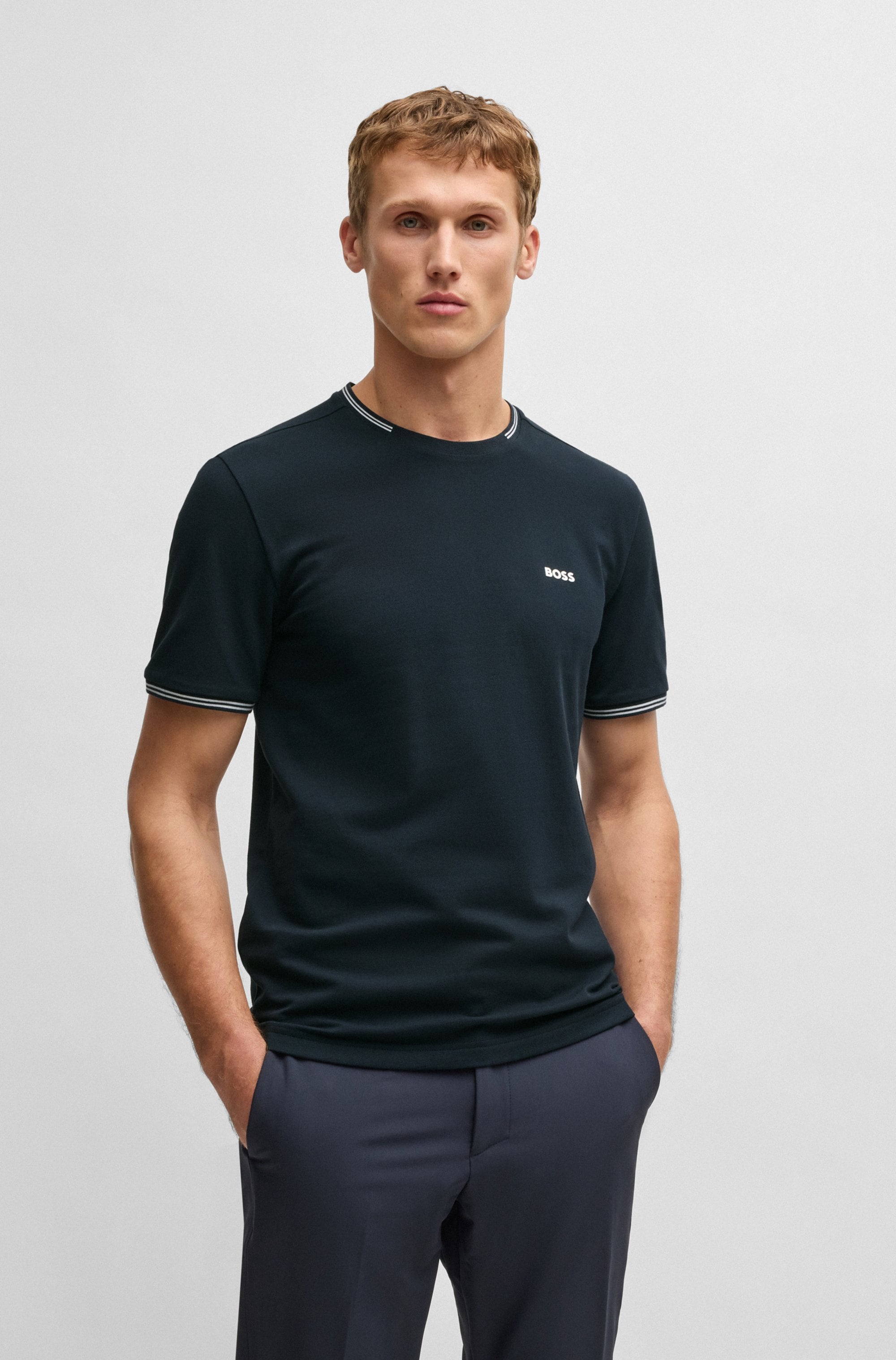 BOSS GREEN T-Shirt "Taul", aus softem Stretch-Baumwoll-Piqué Regular Fit günstig online kaufen
