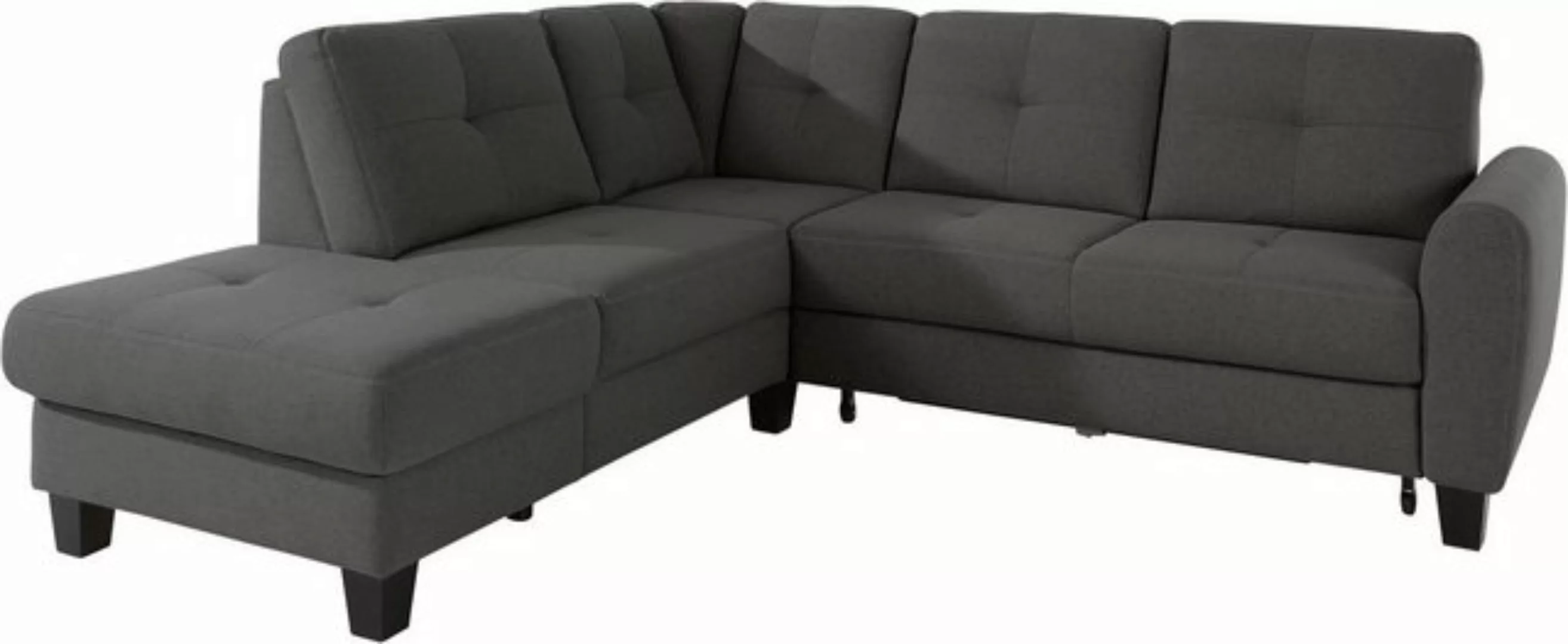 sit&more Ecksofa Varese L-Form, mit Federkern, wahlweise mit Bettfunktion u günstig online kaufen