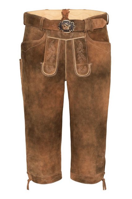 Spieth & Wensky Trachtenlederhose Kniebundlederhose - VITTORIO II - biber, günstig online kaufen