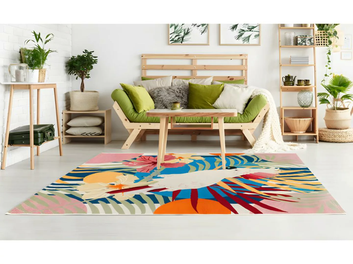 Teppich Indoor & Outdoor - 150 x 200 cm - Mehrfarbig - PERROCO günstig online kaufen