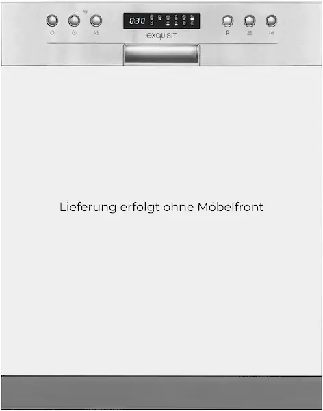 exquisit teilintegrierbarer Geschirrspüler »EGSP9414-EB-030D inox«, 14 Maßg günstig online kaufen