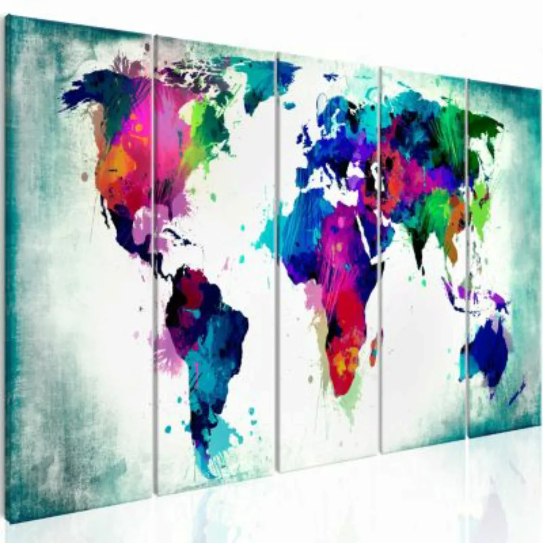 artgeist Wandbild Colourful Chaos mehrfarbig Gr. 200 x 80 günstig online kaufen