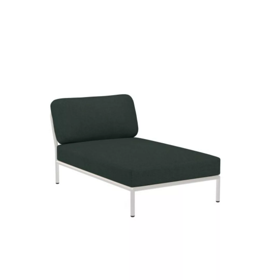 LEVEL Outdoor Chaiselong Lounge-Modul 4 Alpine Weiß günstig online kaufen