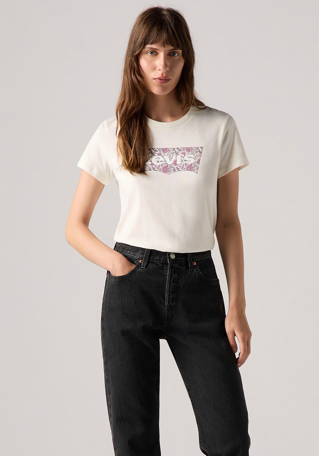 Levis  T-Shirts & Poloshirts 17369 2946 - PERFECT TEE-CARNATION BW FILL LC günstig online kaufen