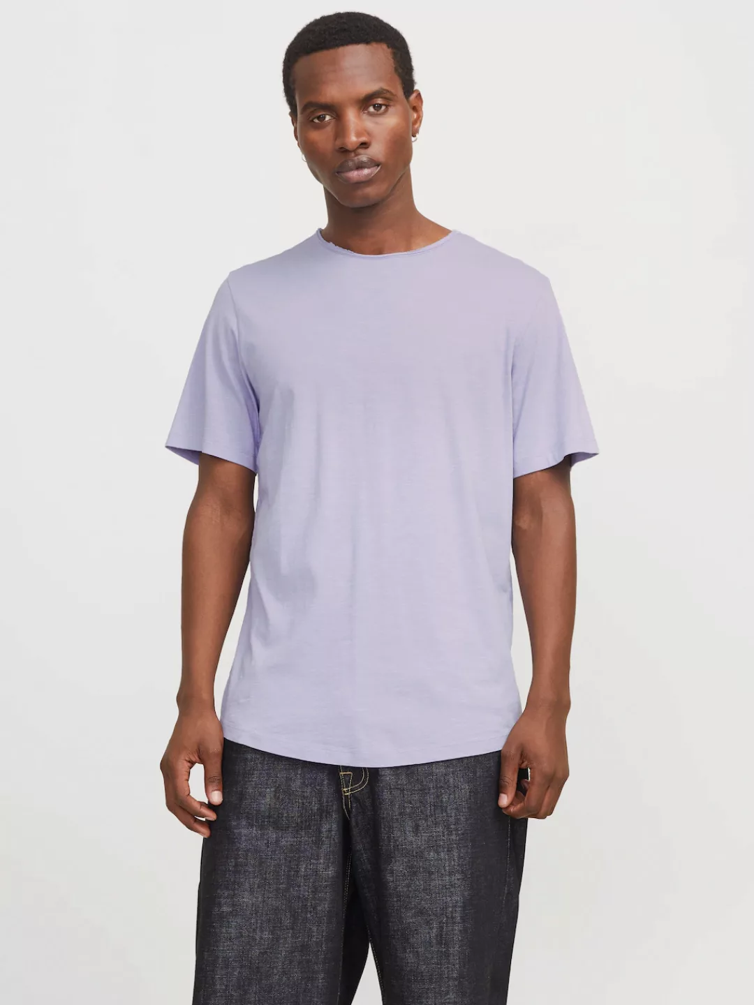 Jack & Jones Rundhalsshirt "JJEBASHER TEE O-NECK SS NOOS", mit Rundhalsauss günstig online kaufen