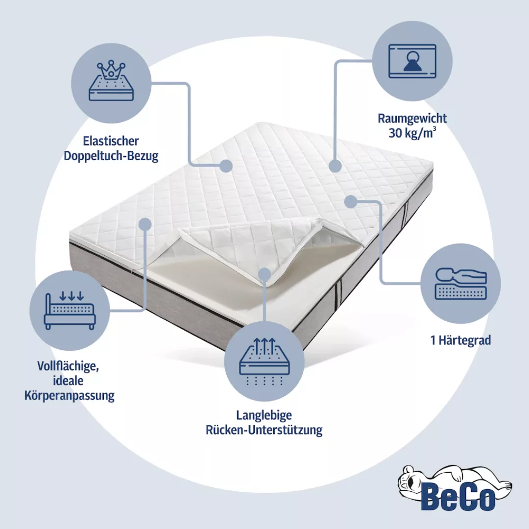 Beco Topper »Komfort Plus«, (1 St.), die Aufwertung für ihre Matratze bekan günstig online kaufen