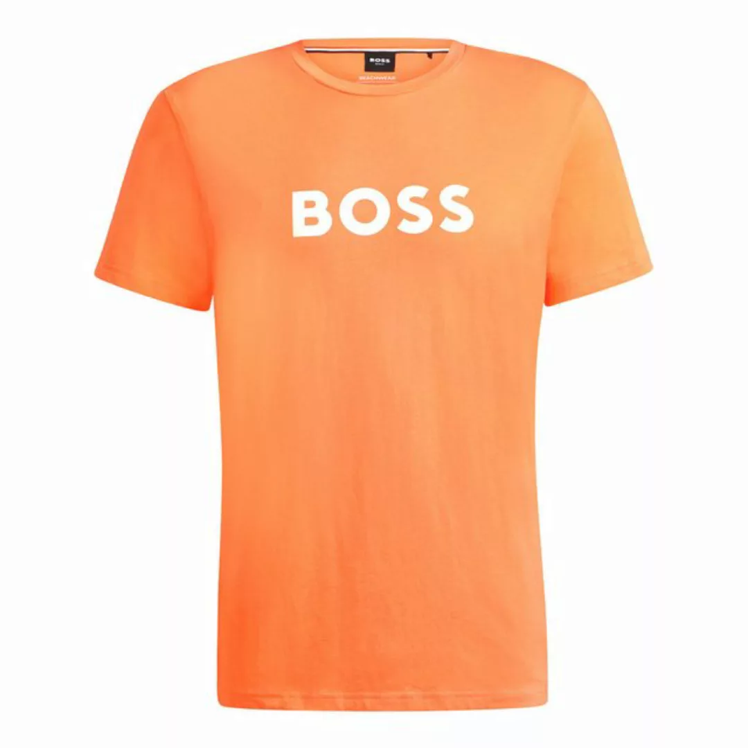 BOSS T-Shirt T-Shirt RN mit großem Markenprint auf der Brust günstig online kaufen