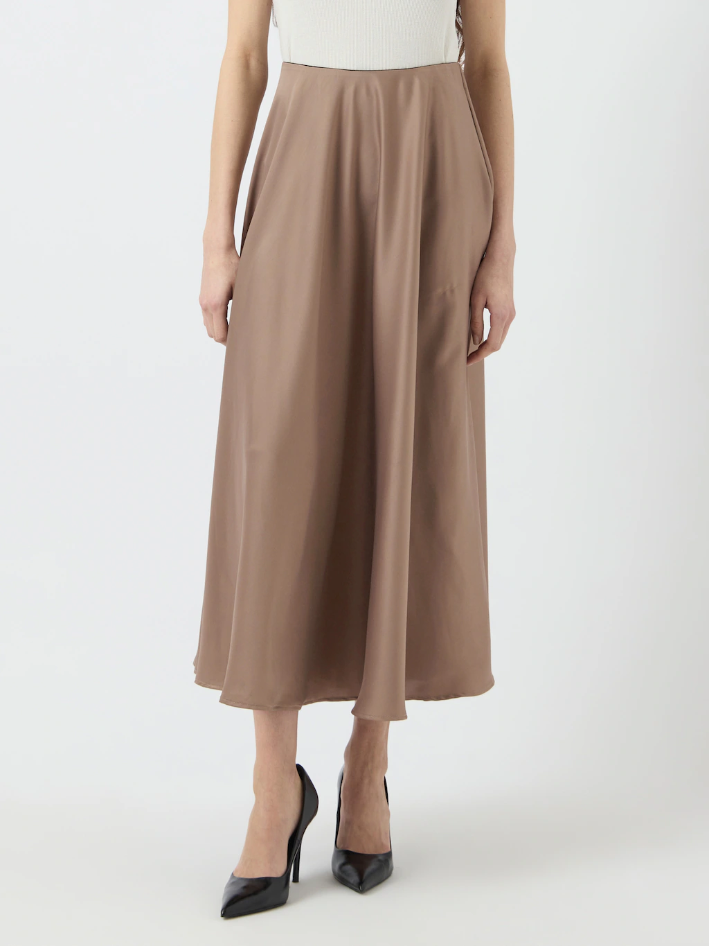 Y.A.S Maxirock "YASPELLA HW VOLUME ANKLE SKIRT S. NOOS" günstig online kaufen