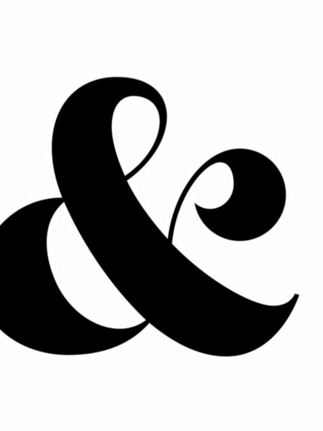 Poster / Leinwandbild - Ampersand günstig online kaufen