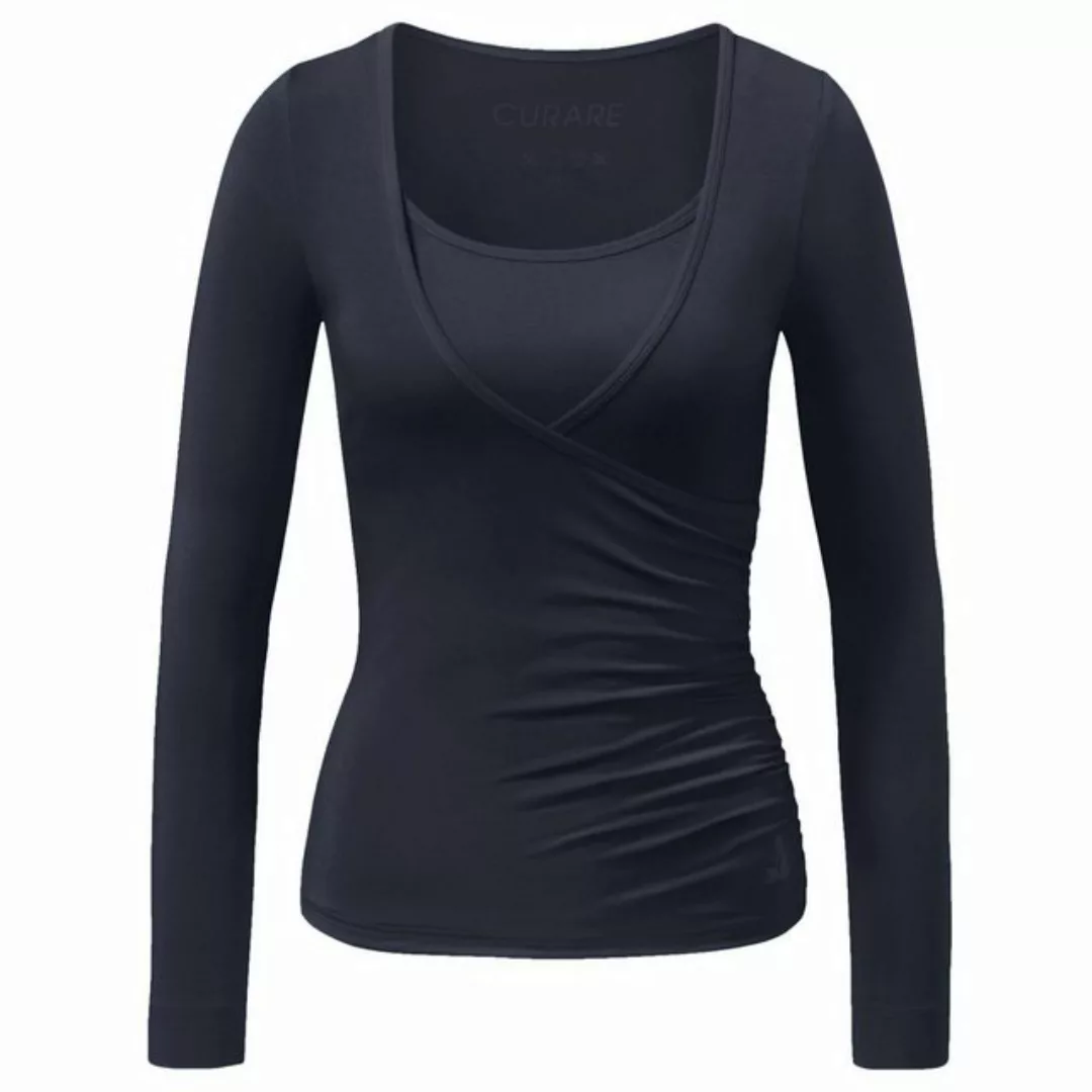 Curare Yoga-Sweatjacke Yoga Wrap Shirt Zen (1-tlg) günstig online kaufen