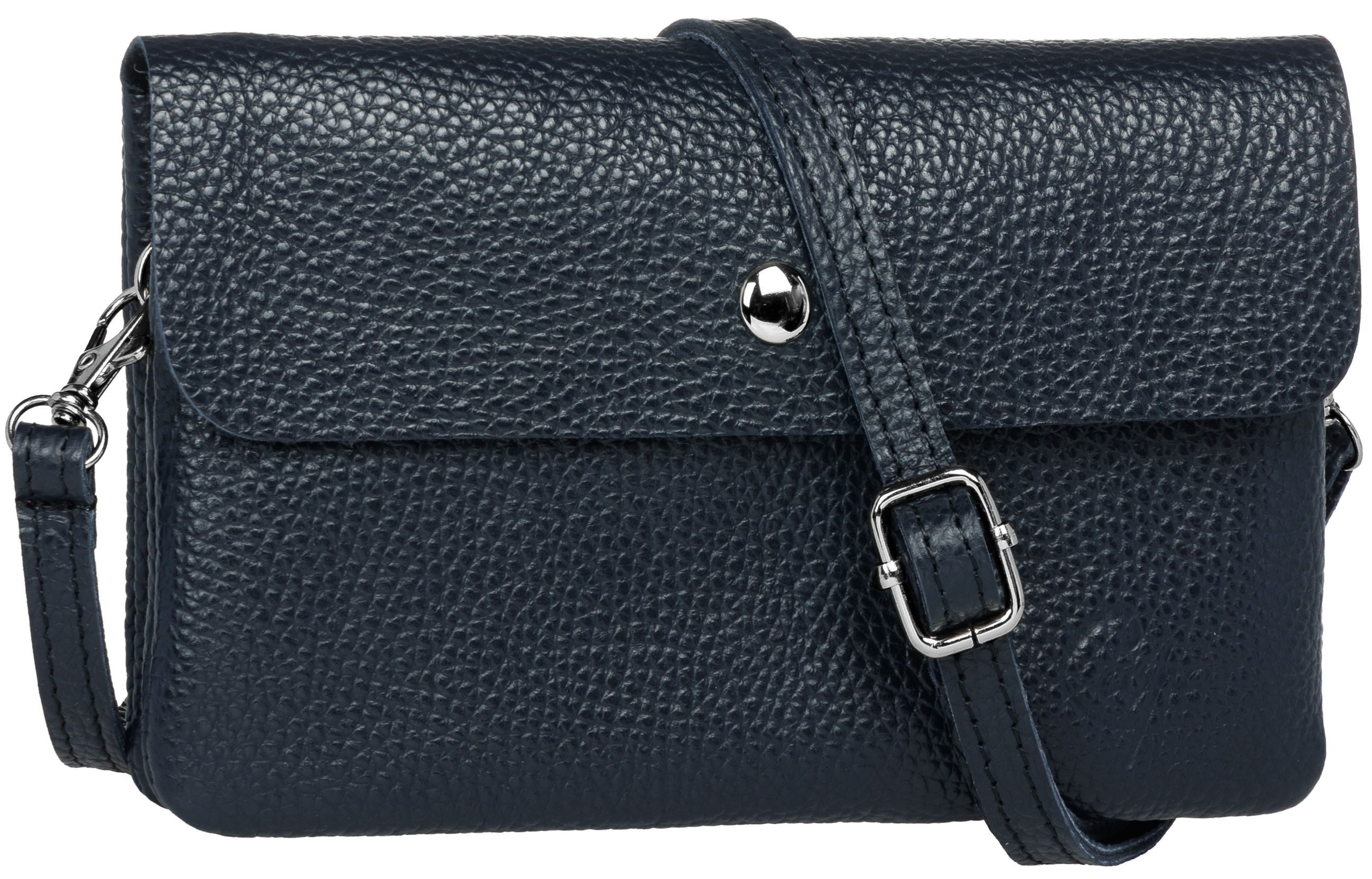 Caspar Umhängetasche Kleine Leder Clutch Damen günstig online kaufen