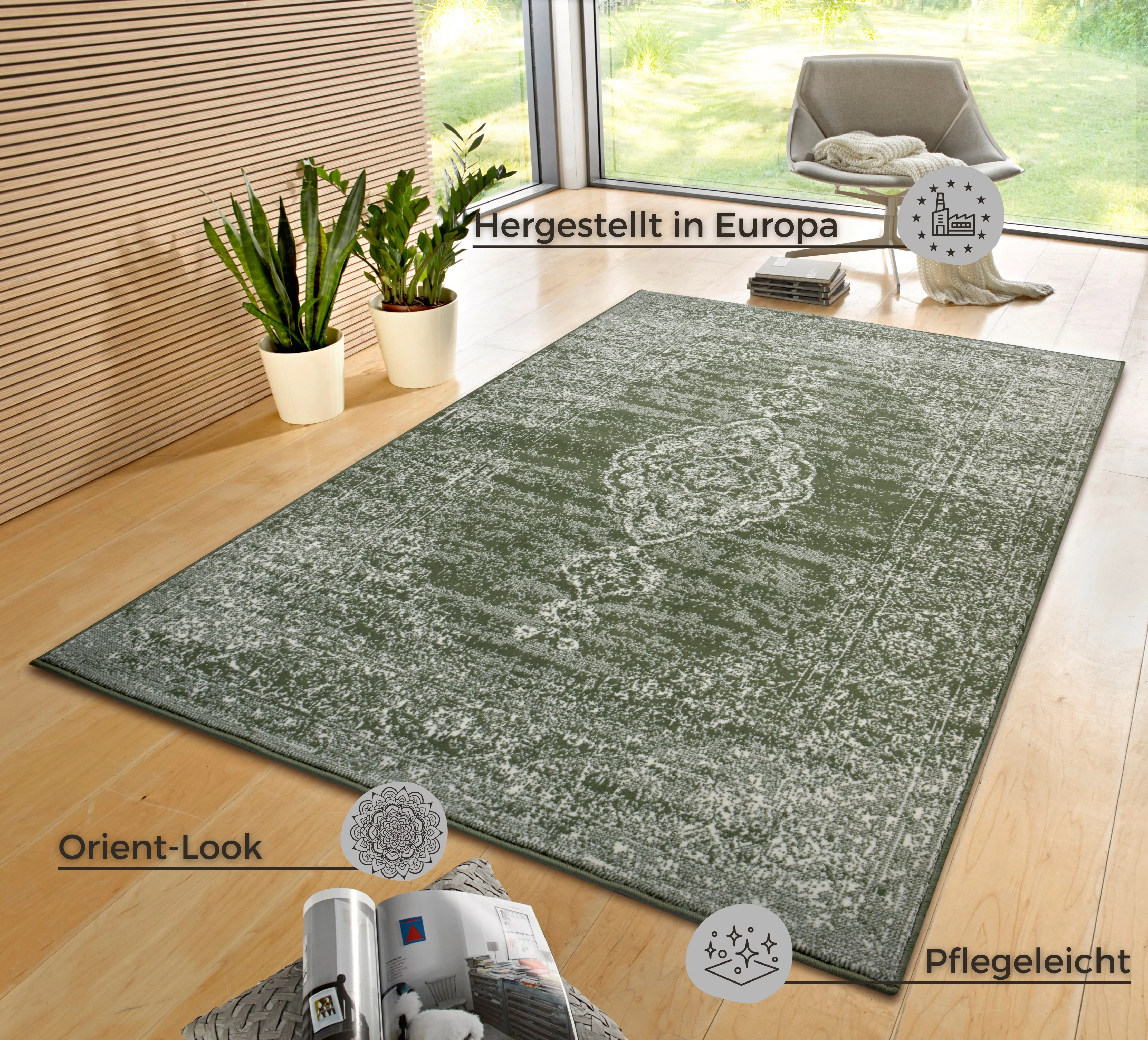 HANSE Home Teppich »Meridional«, rechteckig, Orientalisch, Orient, Kurzflor günstig online kaufen