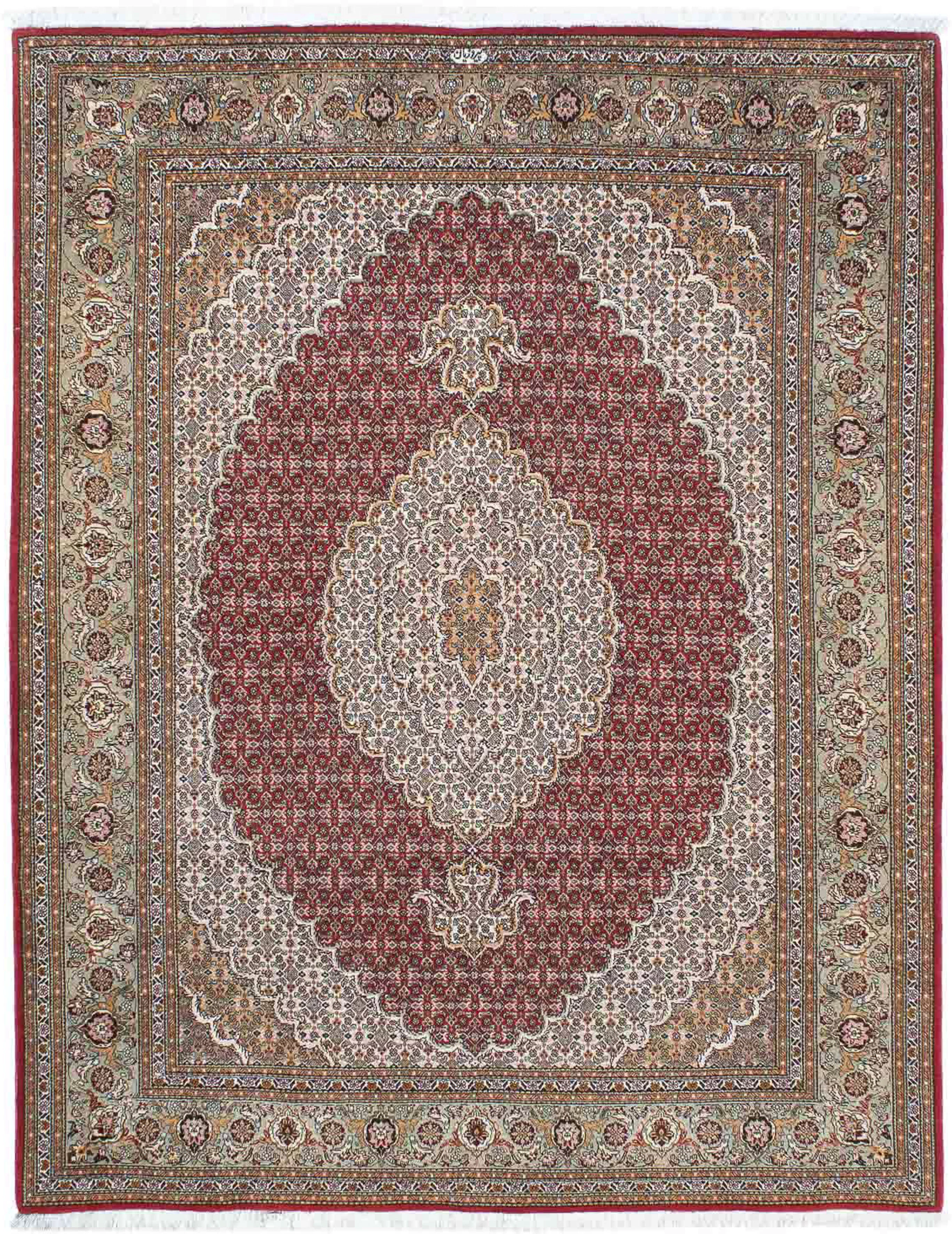 morgenland Orientteppich »Perser - Täbriz - 200 x 150 cm - rot«, rechteckig günstig online kaufen