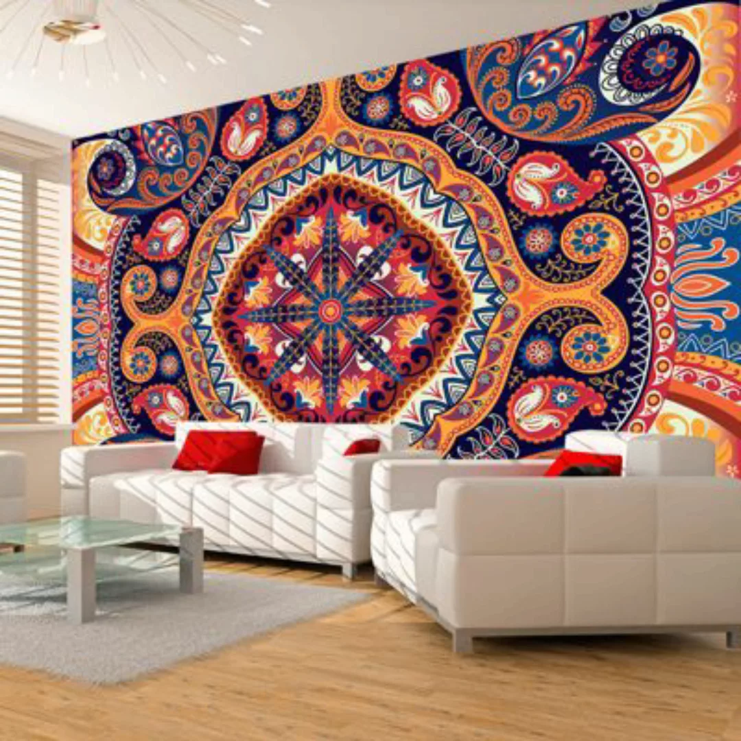 artgeist Fototapete Exotic mosaic mehrfarbig Gr. 400 x 280 günstig online kaufen
