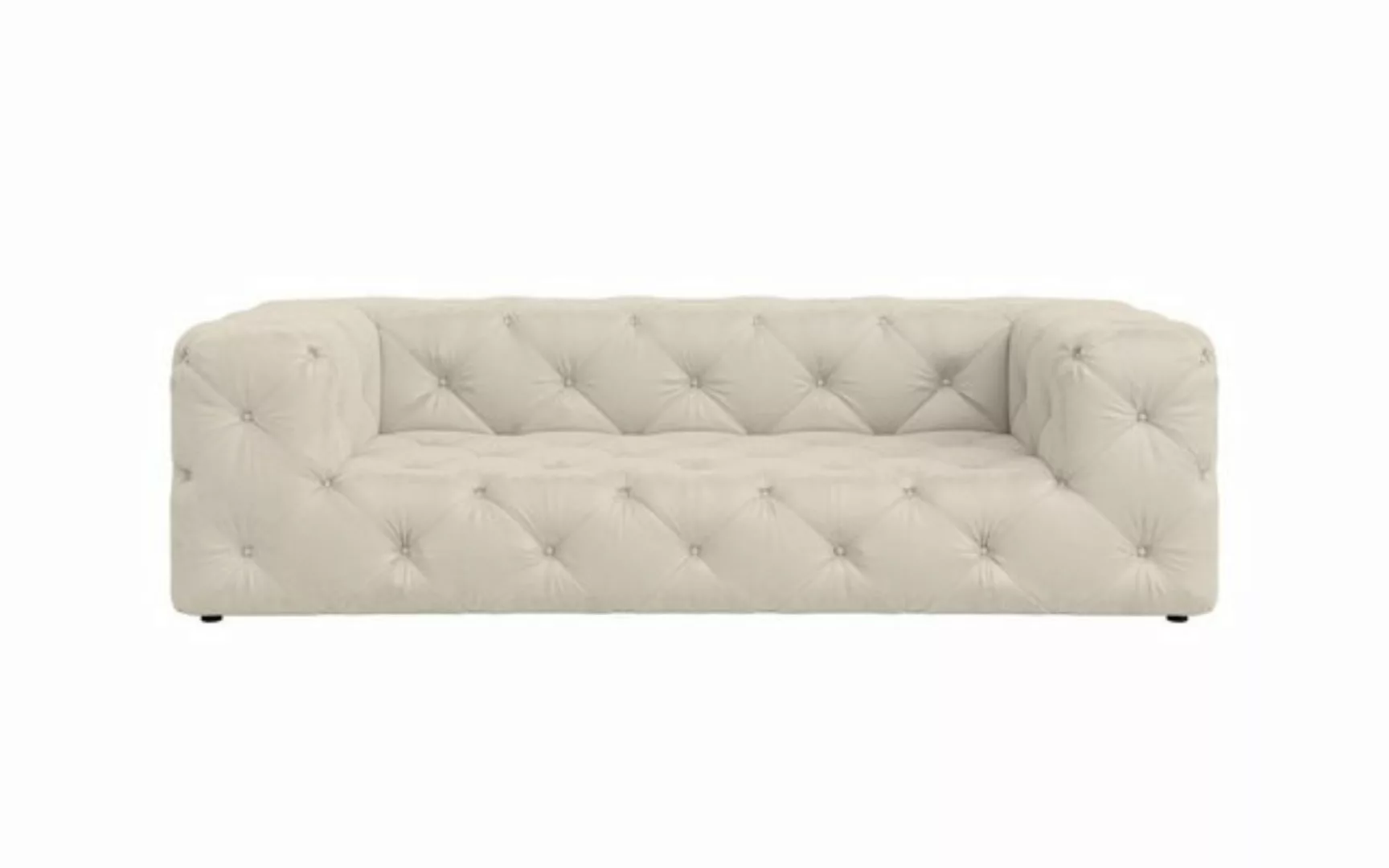 Places of Style 3-Sitzer FOLLINA, 3-Sitzer Sofa mit klassischer Chesterfiel günstig online kaufen