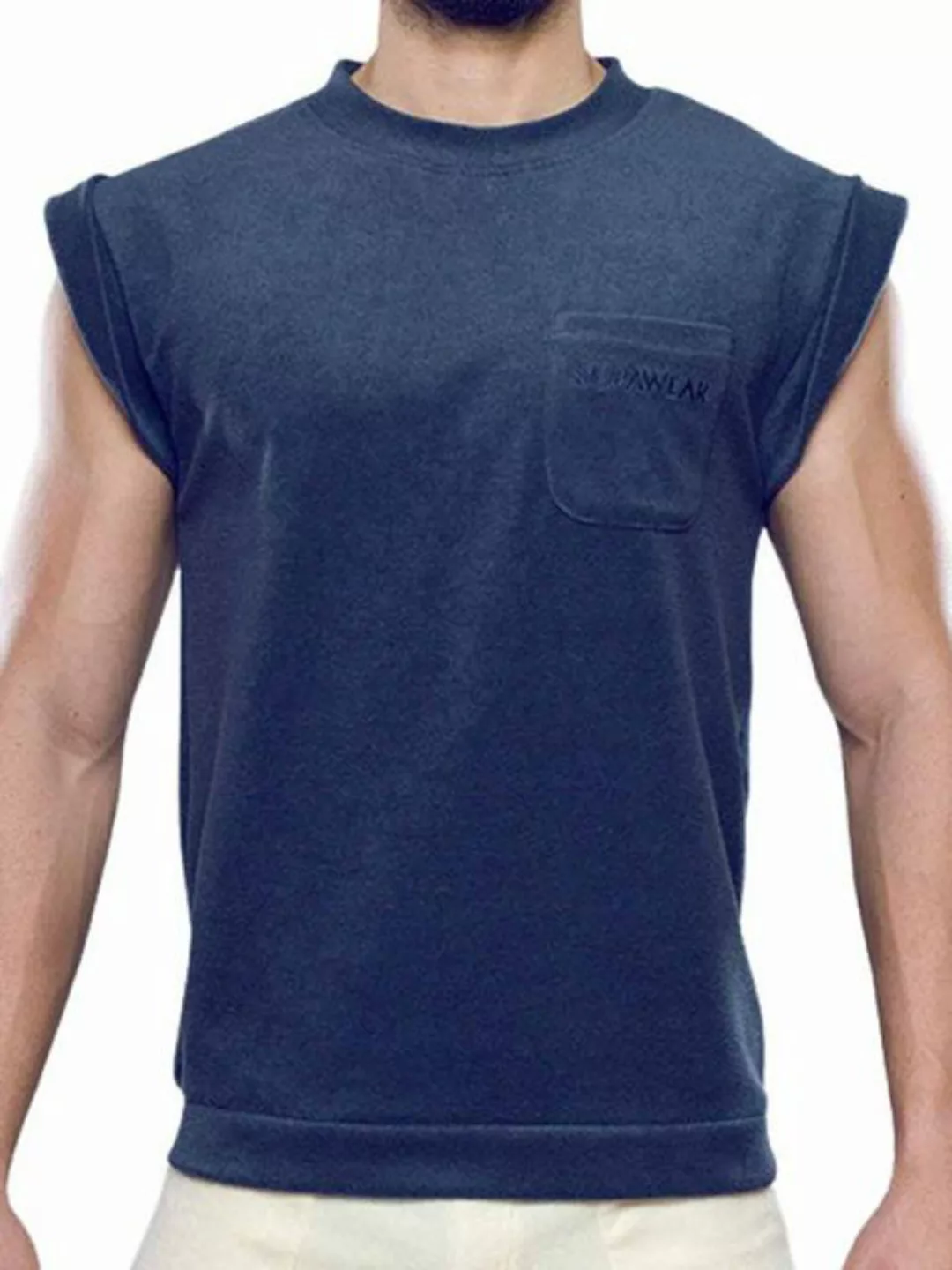 Supawear T-Shirt Supawear Terry Toweling Tank Top Navy günstig online kaufen