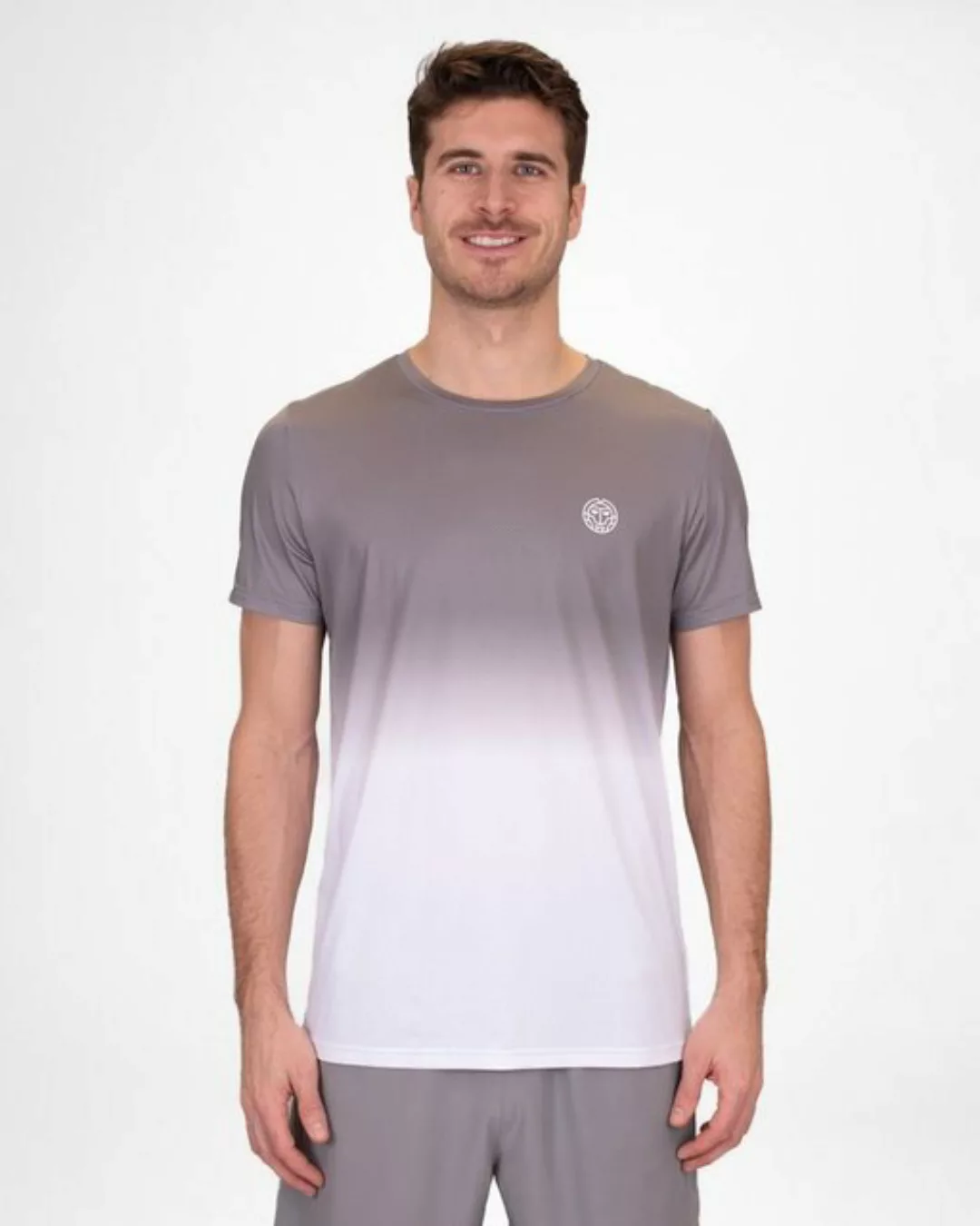 BIDI BADU Tennisshirt Crew Tennisshirt für Herren in grau günstig online kaufen