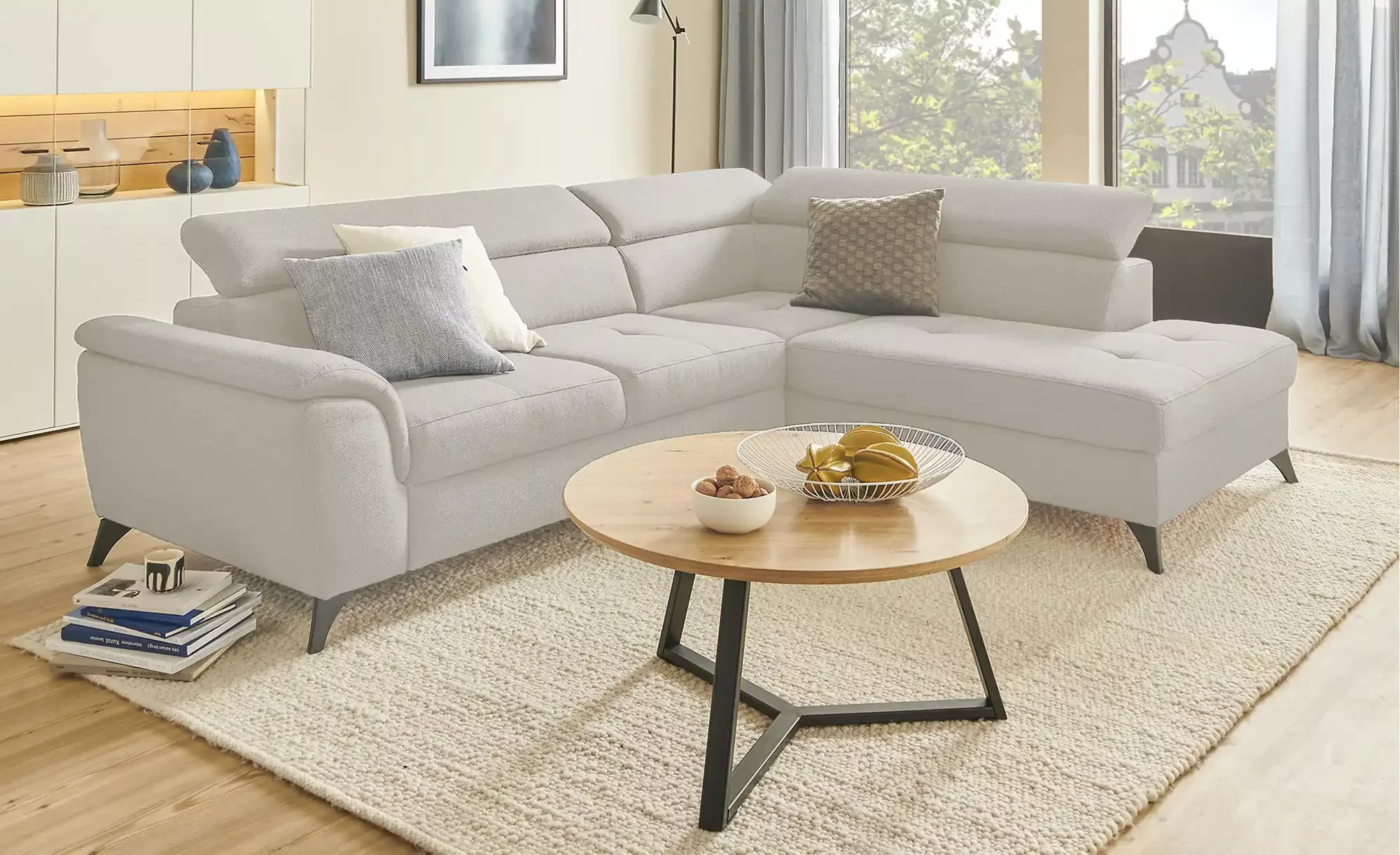 switch Ecksofa  Aldeia ¦ beige ¦ Maße (cm): B: 252 H: 70 T: 200.0 Polstermö günstig online kaufen