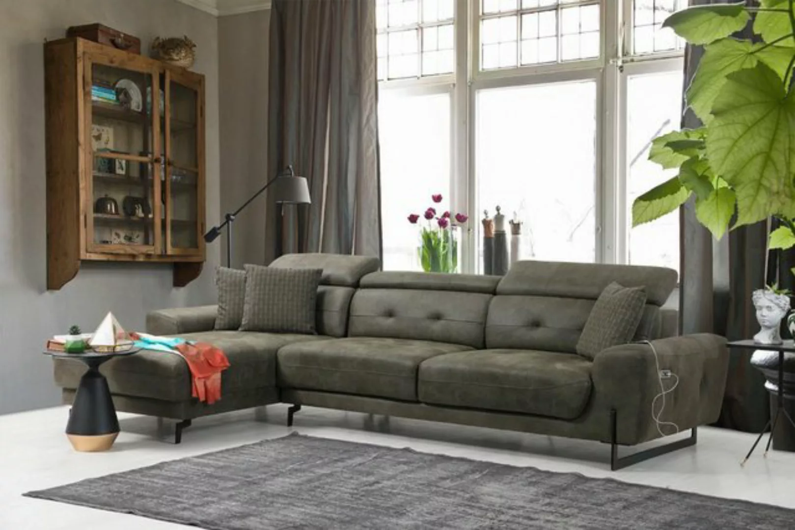 Xlmoebel Ecksofa Neues modernes Luxus-Möbel Wohnzimmer-Sofa in L-Form für E günstig online kaufen