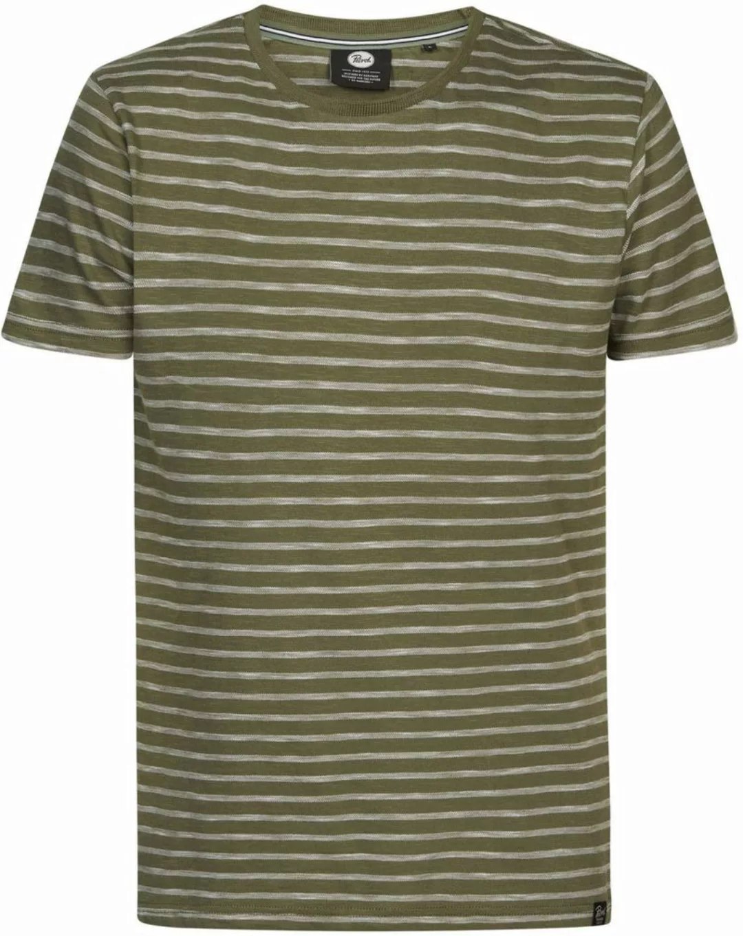 Petrol T Shirt Gestreift Grün - Größe L günstig online kaufen