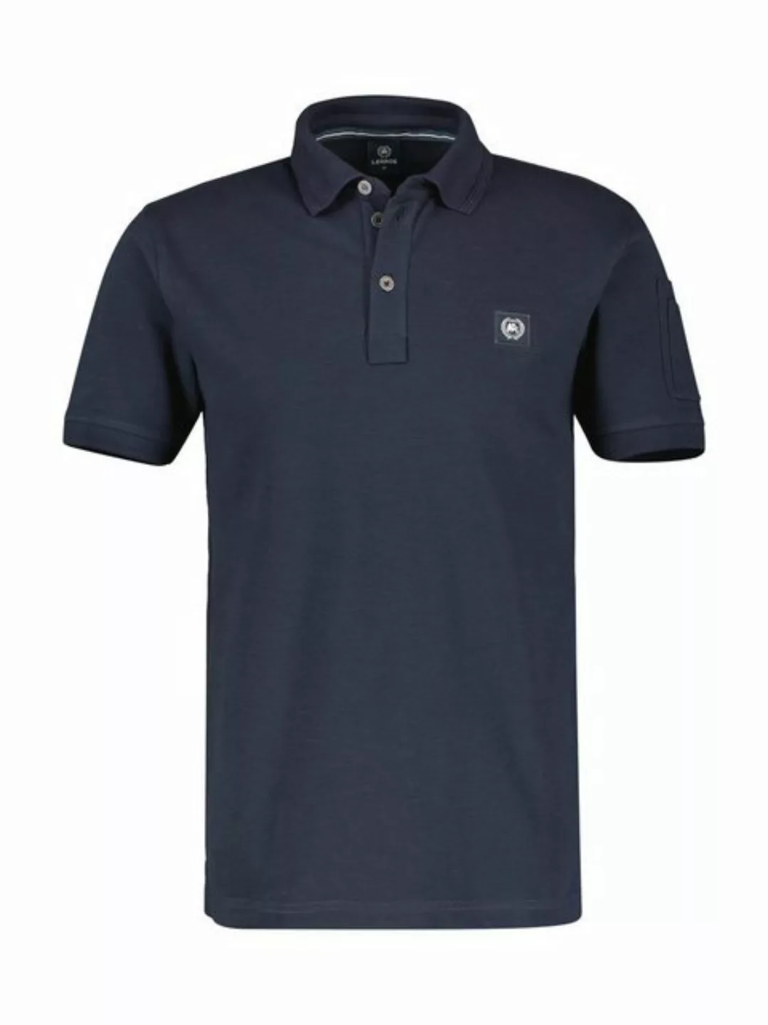 LERROS Poloshirt mit Logo-Badge auf der Brust günstig online kaufen