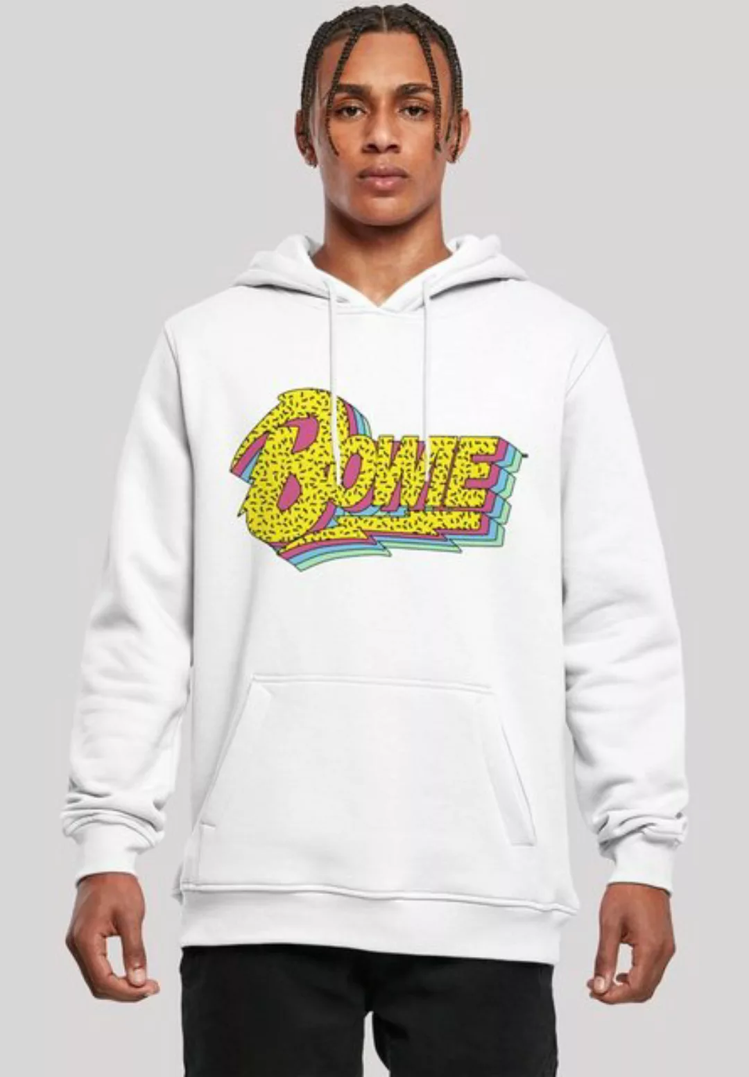 F4NT4STIC Kapuzenpullover David Bowie Moonlight 90s Logo Print günstig online kaufen