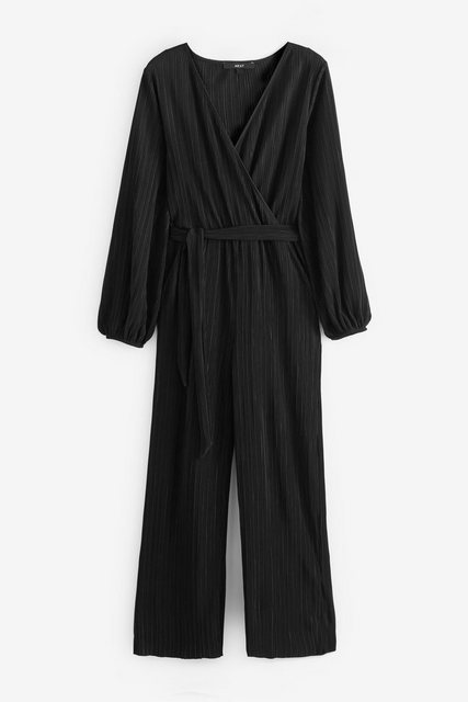 Next Jumpsuit Plissierter Overall mit langen Ärmeln, grün (1-tlg) günstig online kaufen