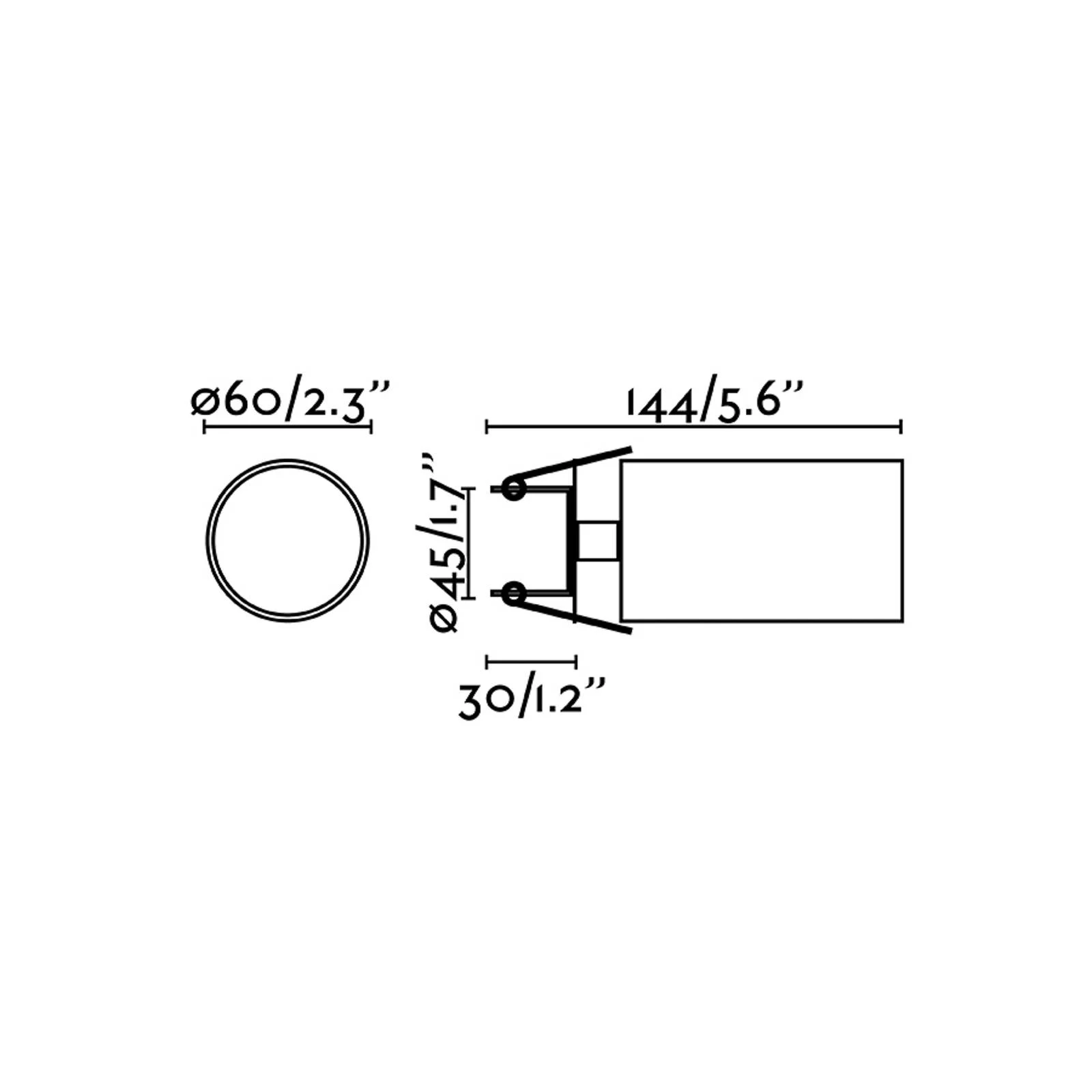 Einbaustrahler Stan, weiß, Aluminium, Ø 6 cm günstig online kaufen