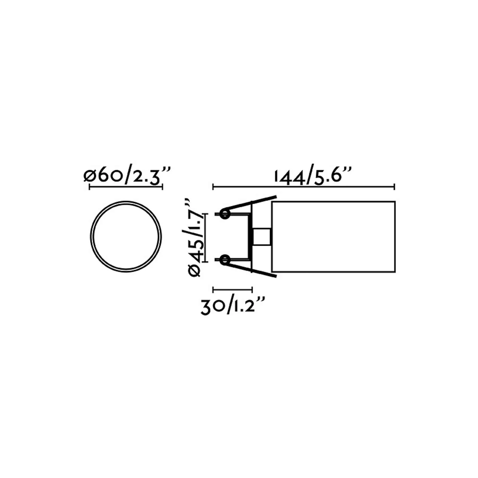 Einbaustrahler Stan, weiß, Aluminium, Ø 6 cm günstig online kaufen