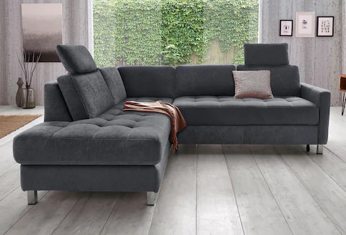 sit&more Ecksofa "Pablo L-Form", wahlweise mit Bettfunktion günstig online kaufen