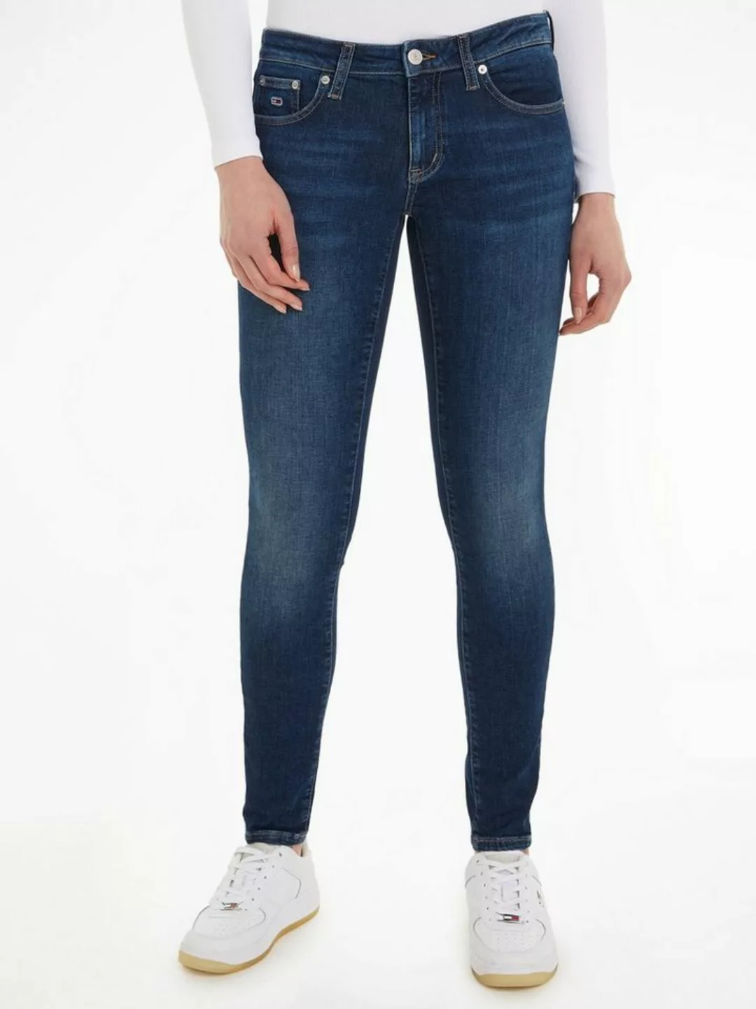 Tommy Jeans Slim-fit-Jeans Skinny Jeans Marken Low Waist Mittlere Leibhöhe günstig online kaufen