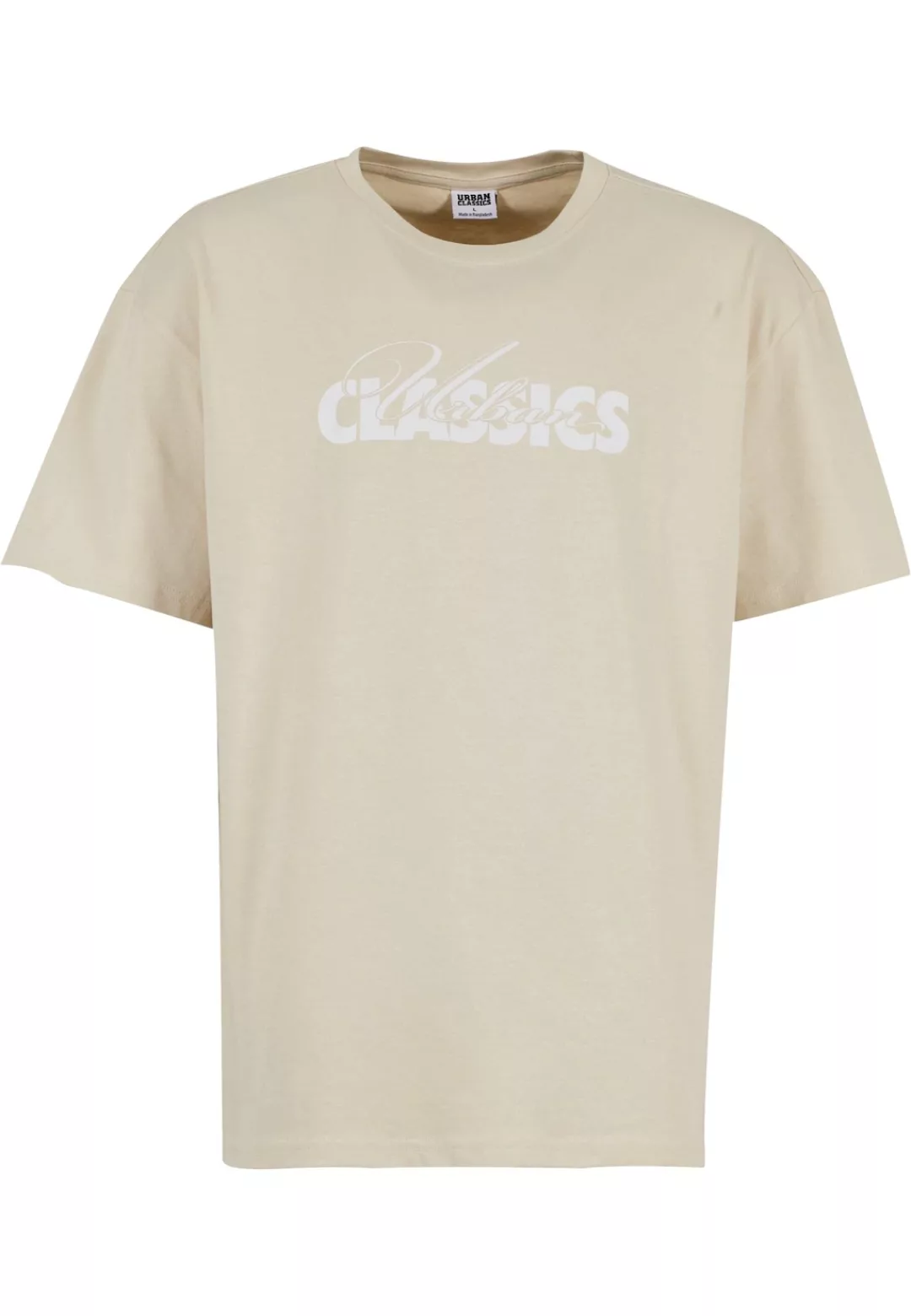 URBAN CLASSICS T-Shirt "Urban Classics UC Cursive Bold Logo Heavy Oversized günstig online kaufen