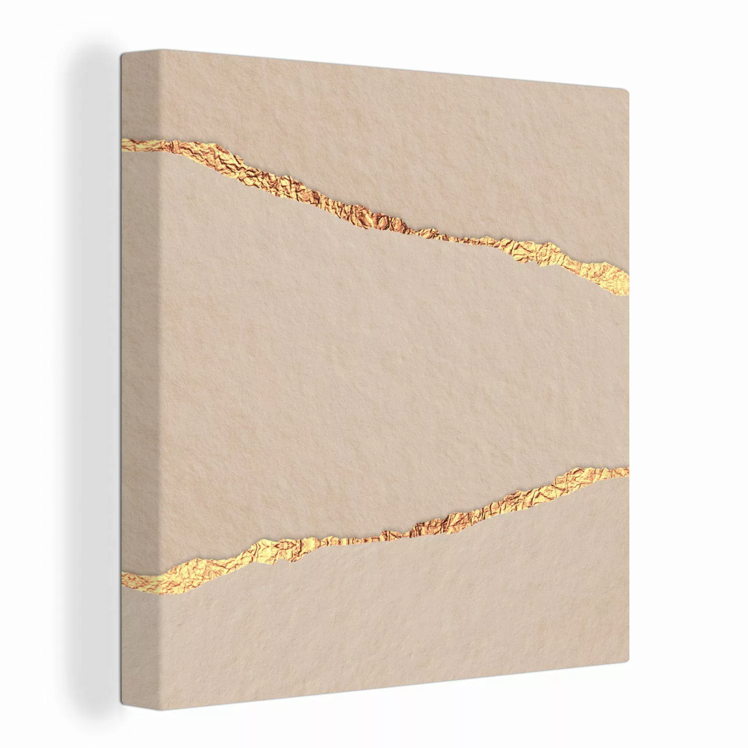 OneMillionCanvasses® Leinwandbild Gold - Glitzer - günstig online kaufen