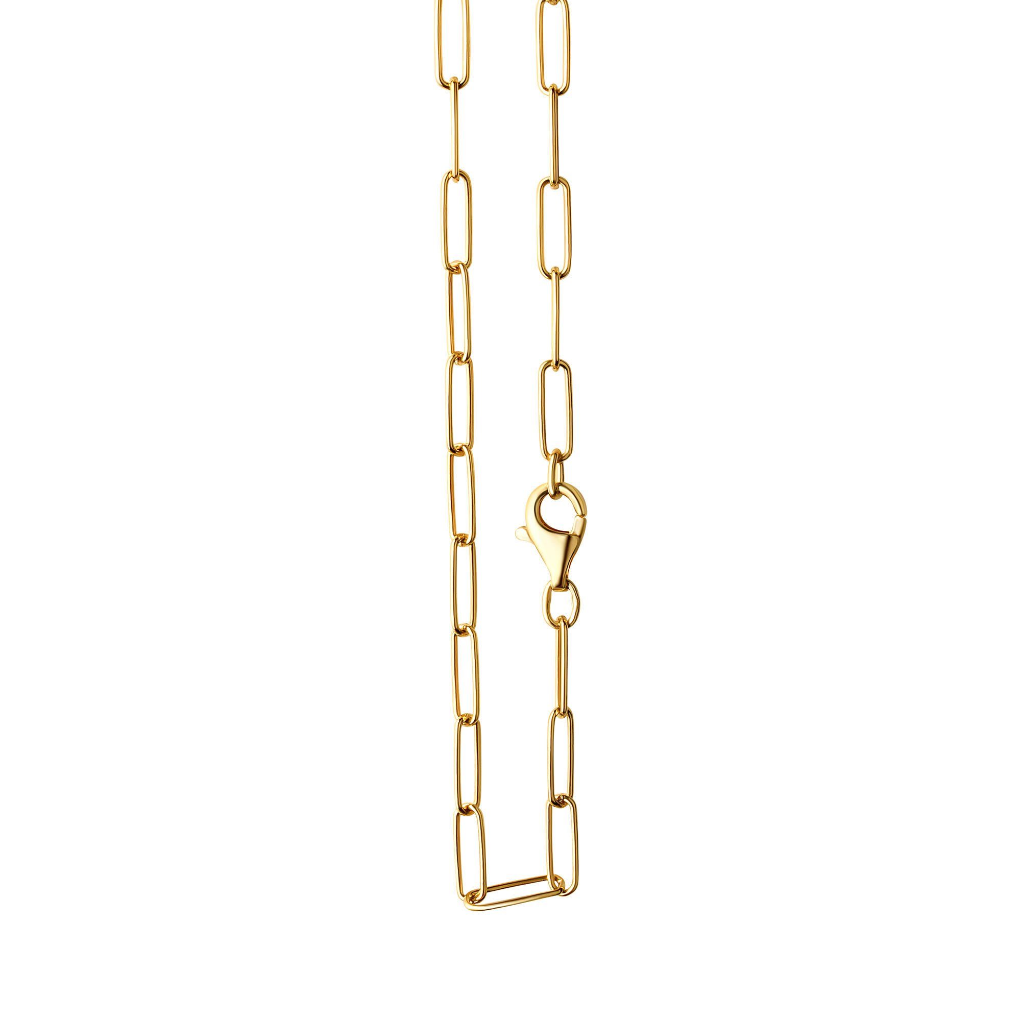 Vivance Collierkettchen 925/- Sterlingsilber vergoldet Gliederkette günstig online kaufen