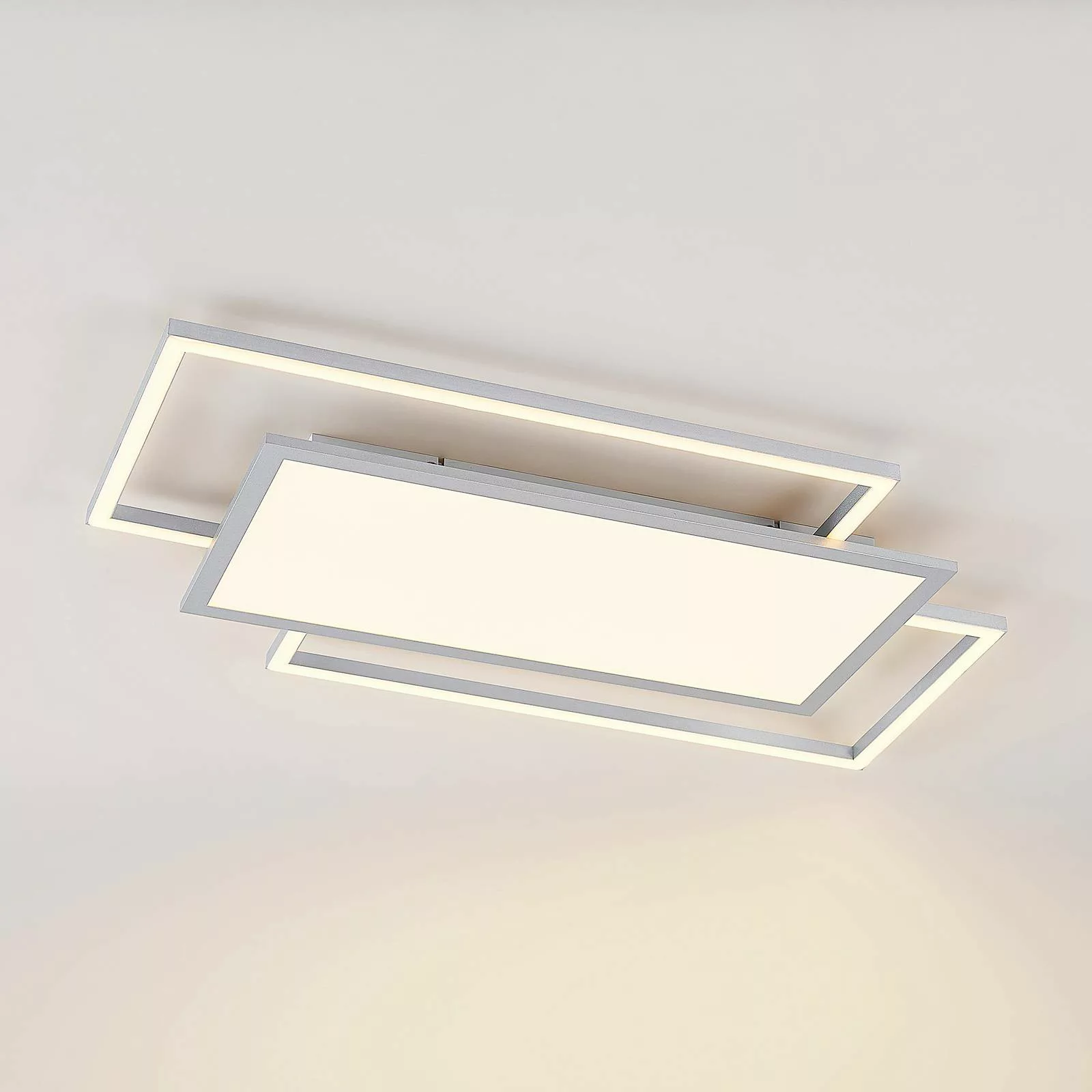 Lucande Ciaran LED-Deckenlampe, Rechtecke, CCT günstig online kaufen