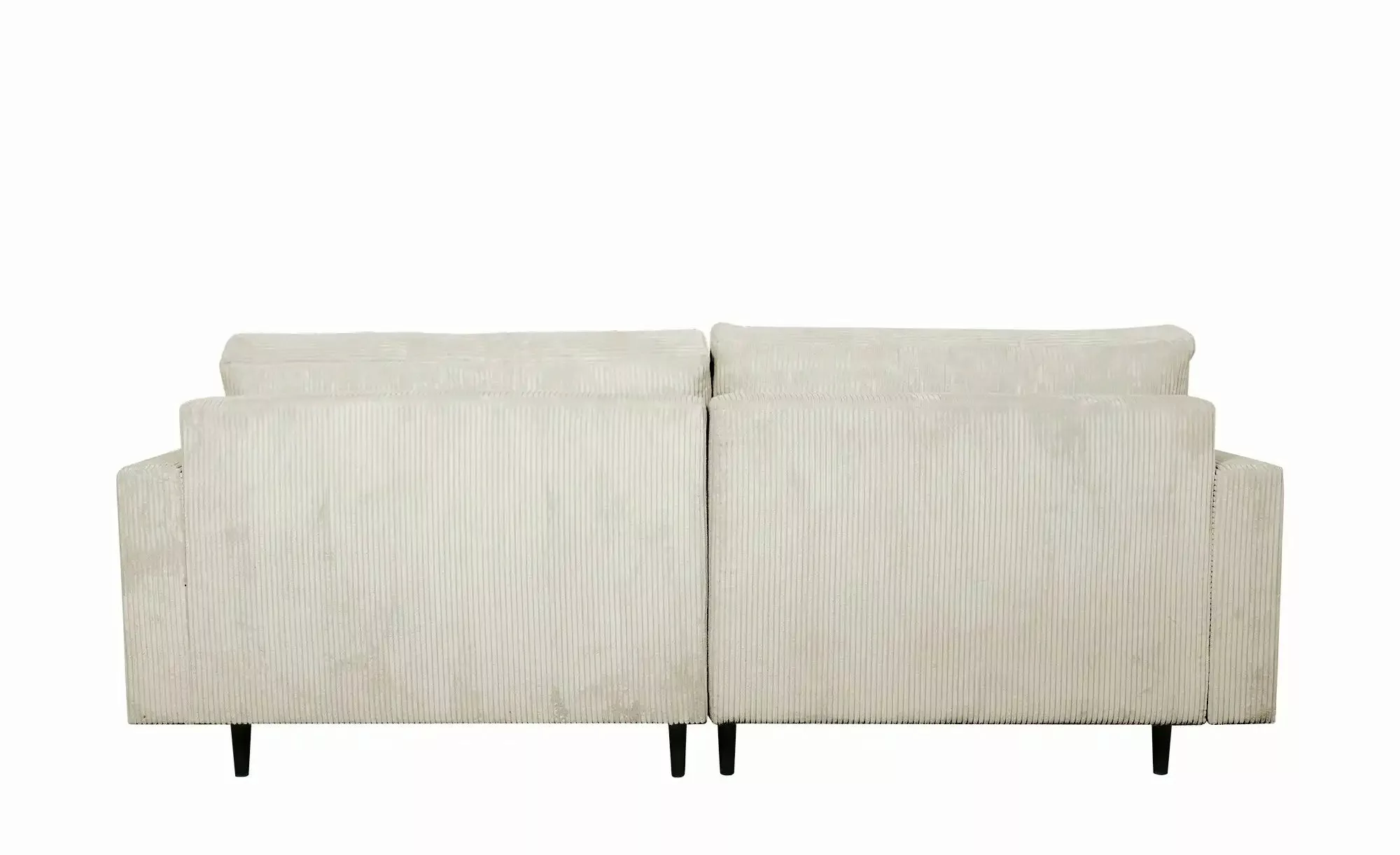 uno Ecksofa trendiger Cordstoff Livorno ¦ creme ¦ Maße (cm): B: 221 H: 105 günstig online kaufen