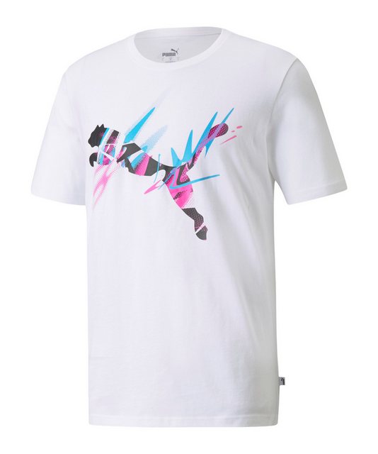 PUMA T-Shirt PUMA Njr Creativity T-Shirt Weiß Baumwolle günstig online kaufen