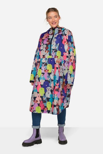 Laurasøn Funktionsjacke Funktions-Regencape Unisex Hunde Print Kapuze günstig online kaufen