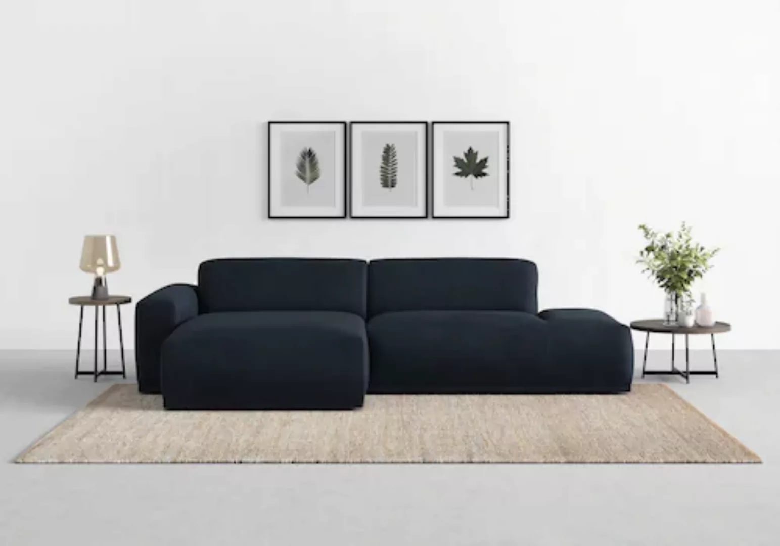 TRENDMANUFAKTUR Ecksofa Braga, aus 2 Teilen, moderner Cord-Stoff günstig online kaufen