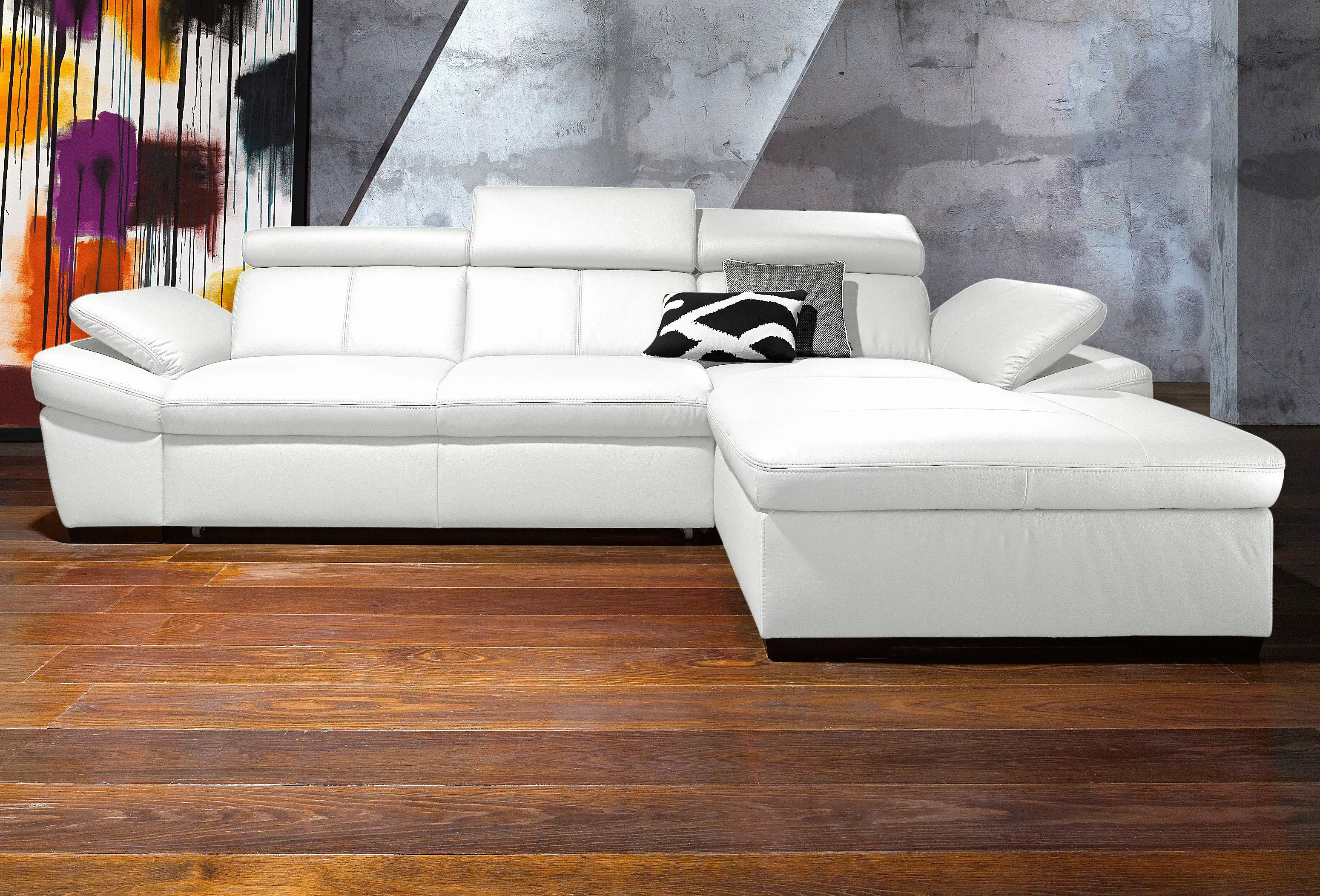 exxpo - sofa fashion Ecksofa »Salerno, L-Form« günstig online kaufen