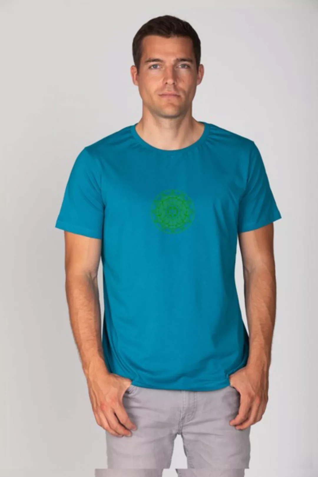 Basic Bio T-shirt (Men) Nr.2 Anahata Chakra günstig online kaufen