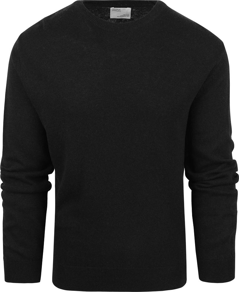 Bunter Standard Pullover Merino Schwarz - Größe S günstig online kaufen