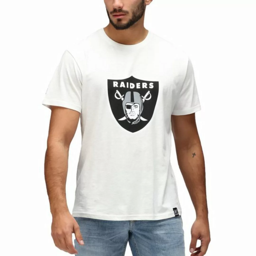 Recovered Print-Shirt Re:Covered NFL Las Vegas Raiders ecru günstig online kaufen