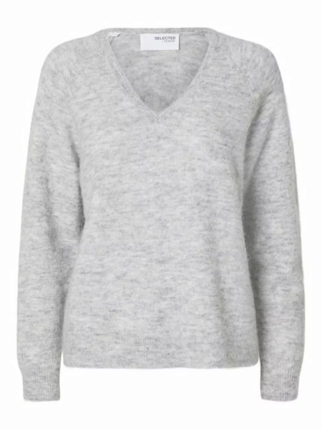SELECTED FEMME Sweatshirt SLFLULU NEW LS KNIT V-NECK B NOOS günstig online kaufen