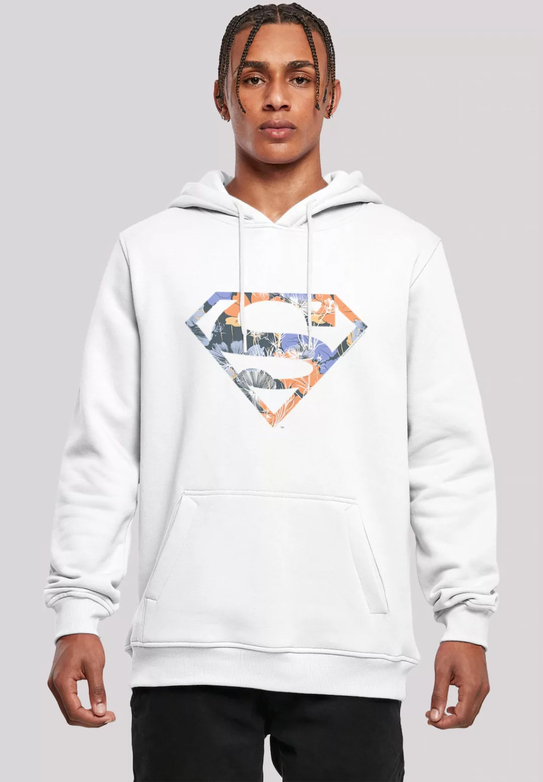 F4NT4STIC Sweatshirt "Hoodie DC Comics Superman Floral Logo Superheld", Her günstig online kaufen