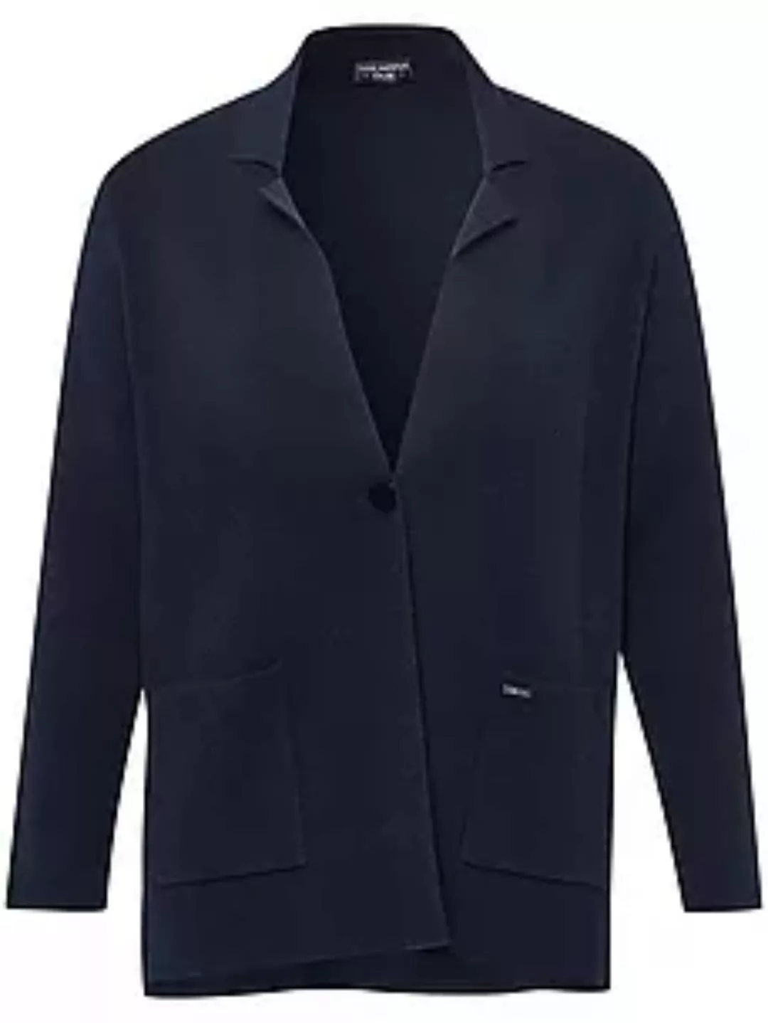 Strickblazer Via Appia Due blau günstig online kaufen