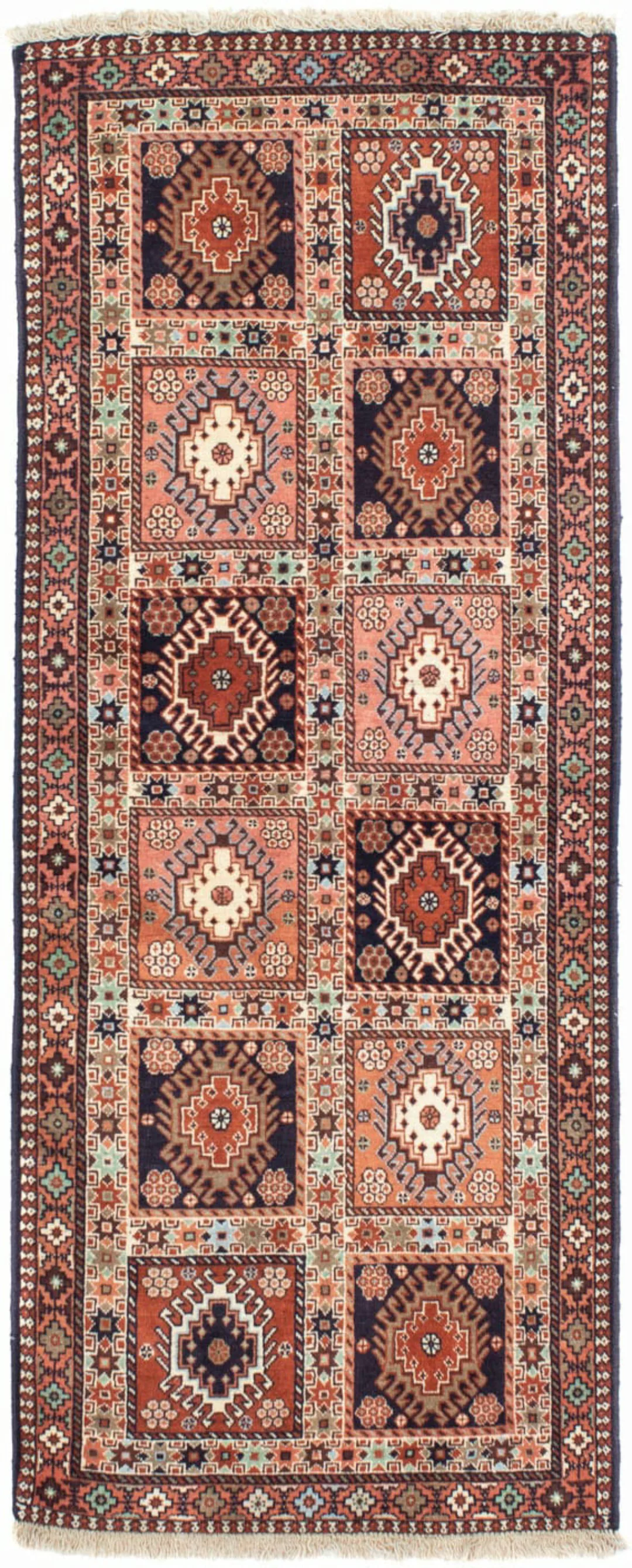 morgenland Wollteppich »Yalameh Medaillon Beige 147 x 102 cm«, rechteckig, günstig online kaufen