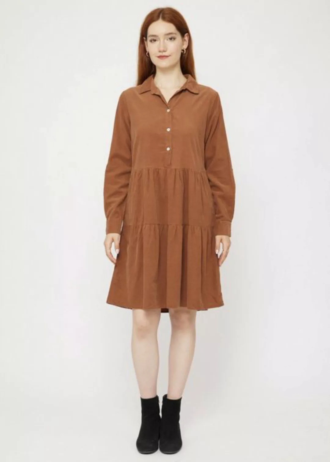 VICCI Germany A-Linien-Kleid aus angenehm weichem Cord günstig online kaufen